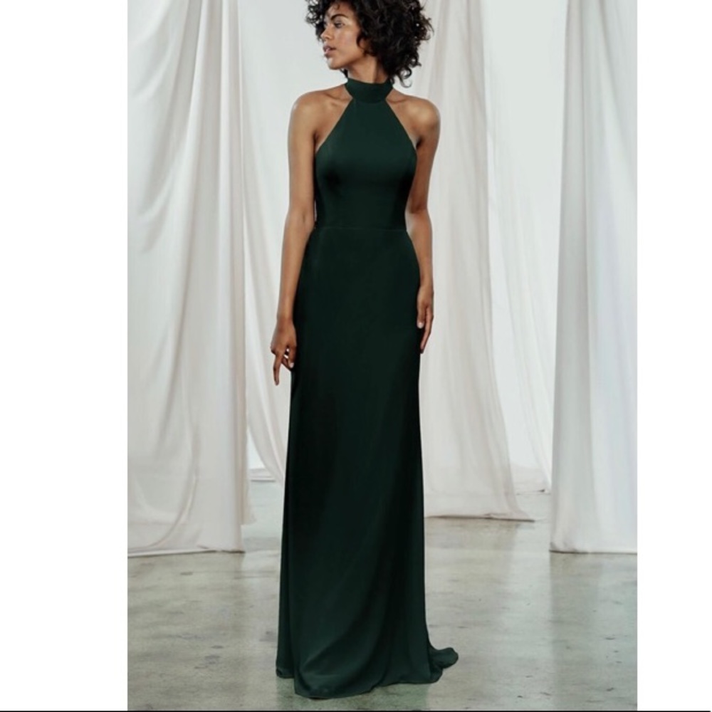 NWT Amsale - Sophia from in Hunter Green (cover)